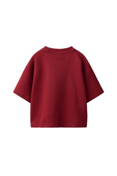 INTERLOCK PLAIN T-SHIRT — Red 2