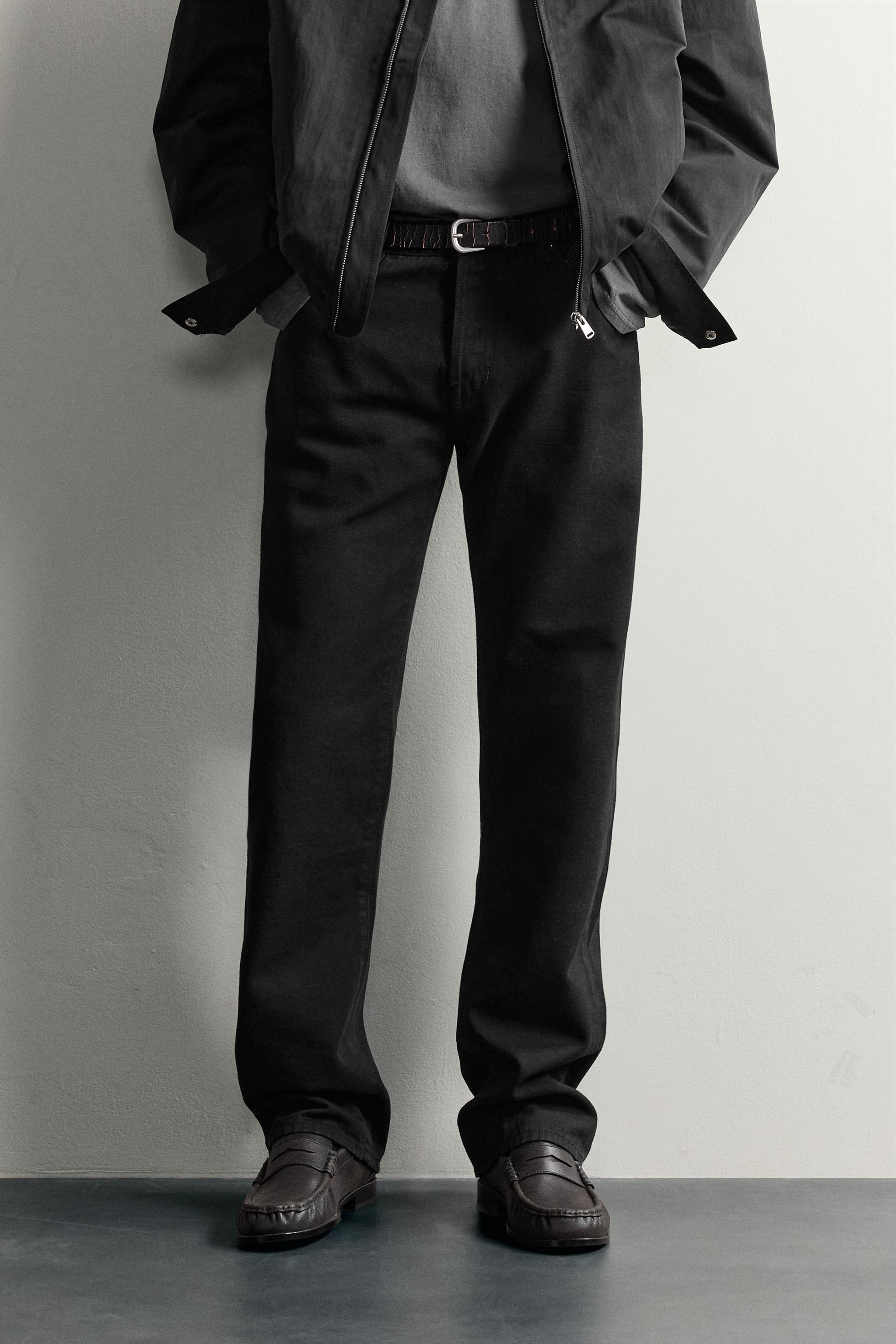 LOW-RISE SLIM STRAIGHT-FIT JEANS