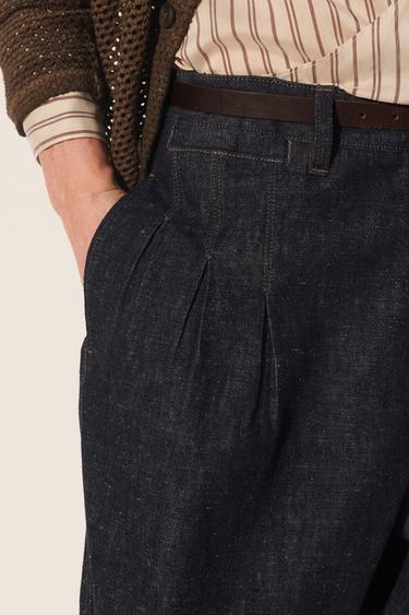 BALLOON FIT JEANS - Blue by Zara - Image 4