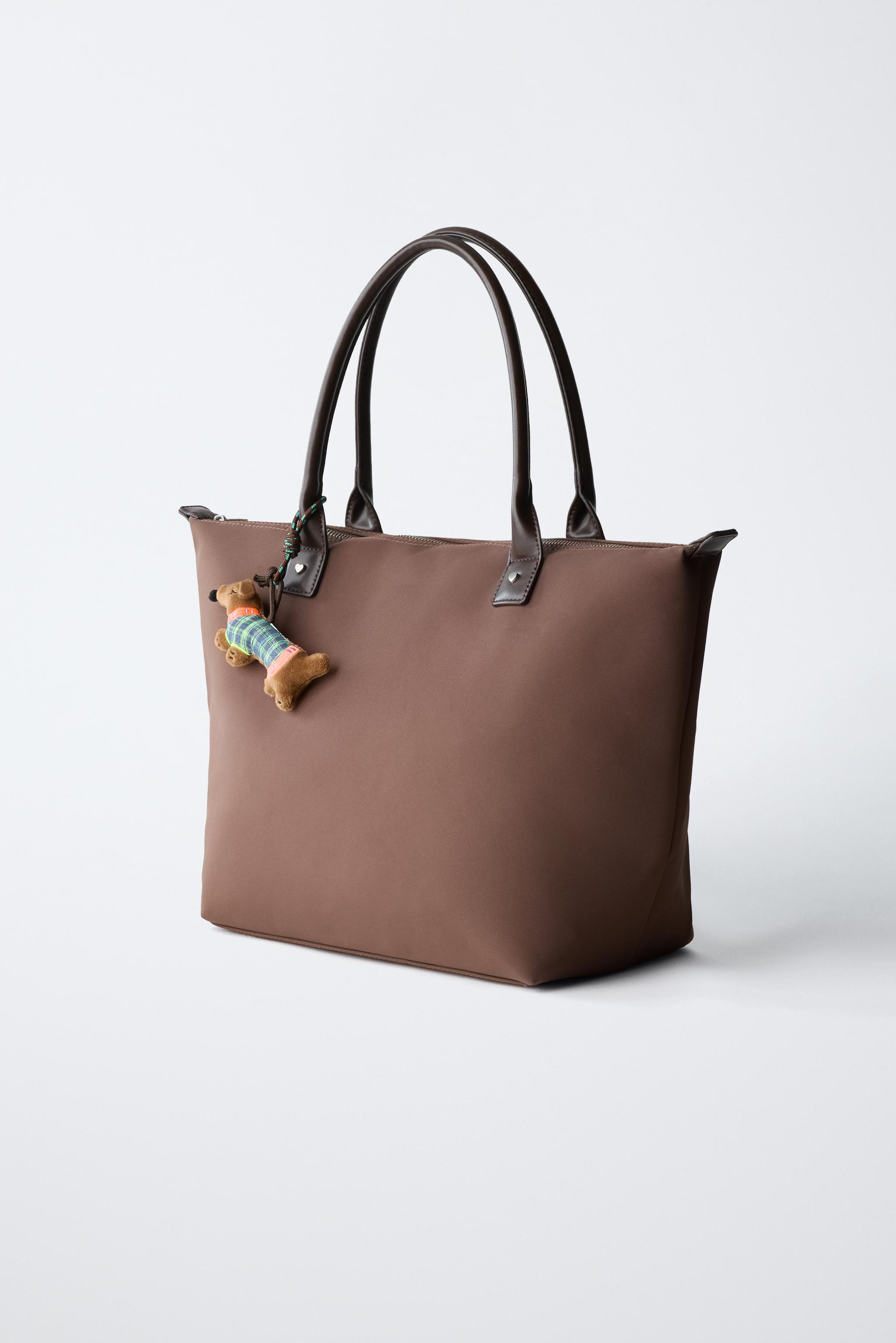 DOG PRINT SHOPPER — Brown