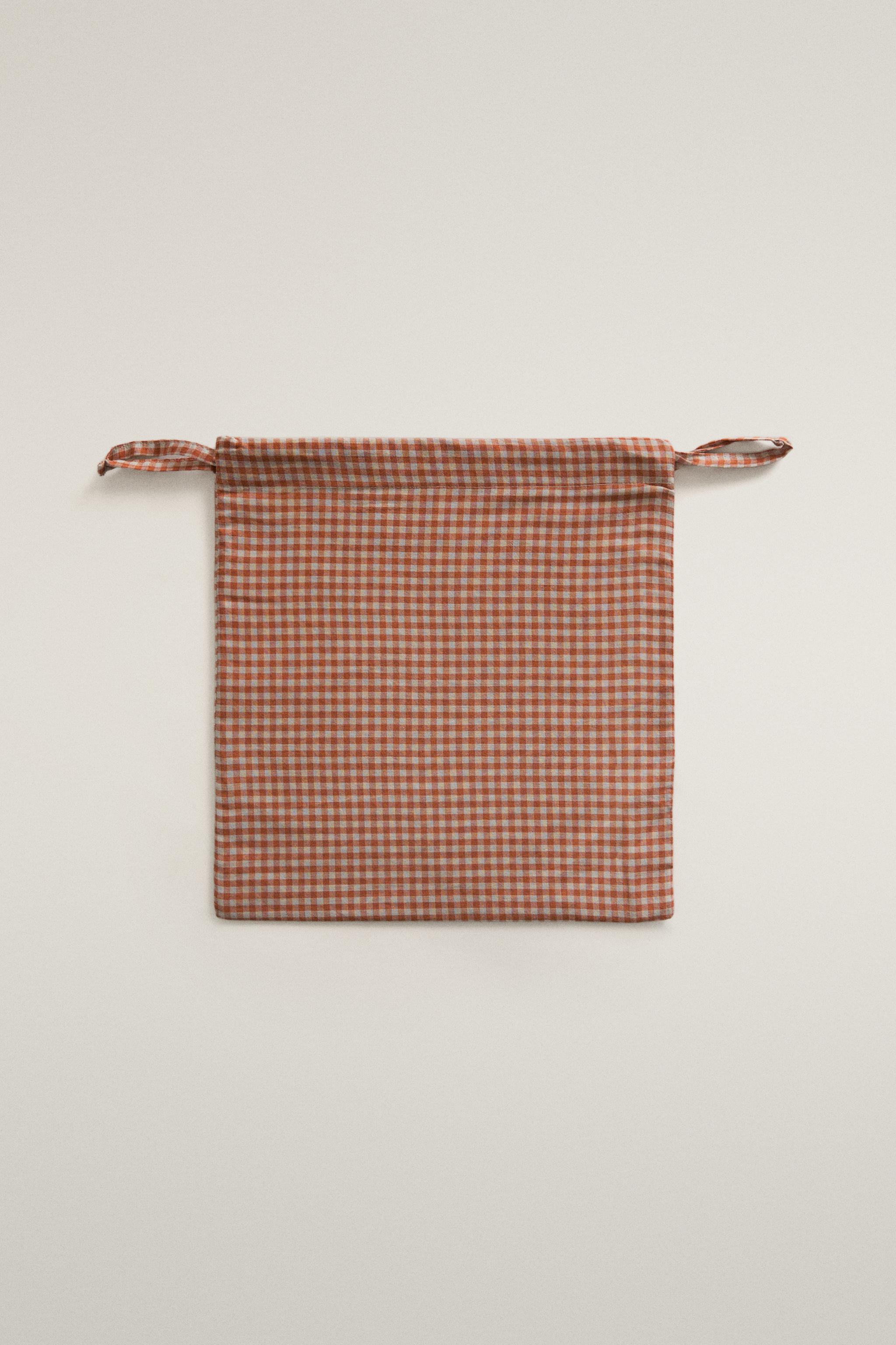VICHY COTTON BABY BAGS (PACK OF 2)