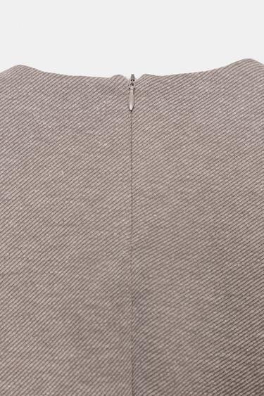 TWILL TOP WITH BUTTONS - Mink by Zara - Image 7