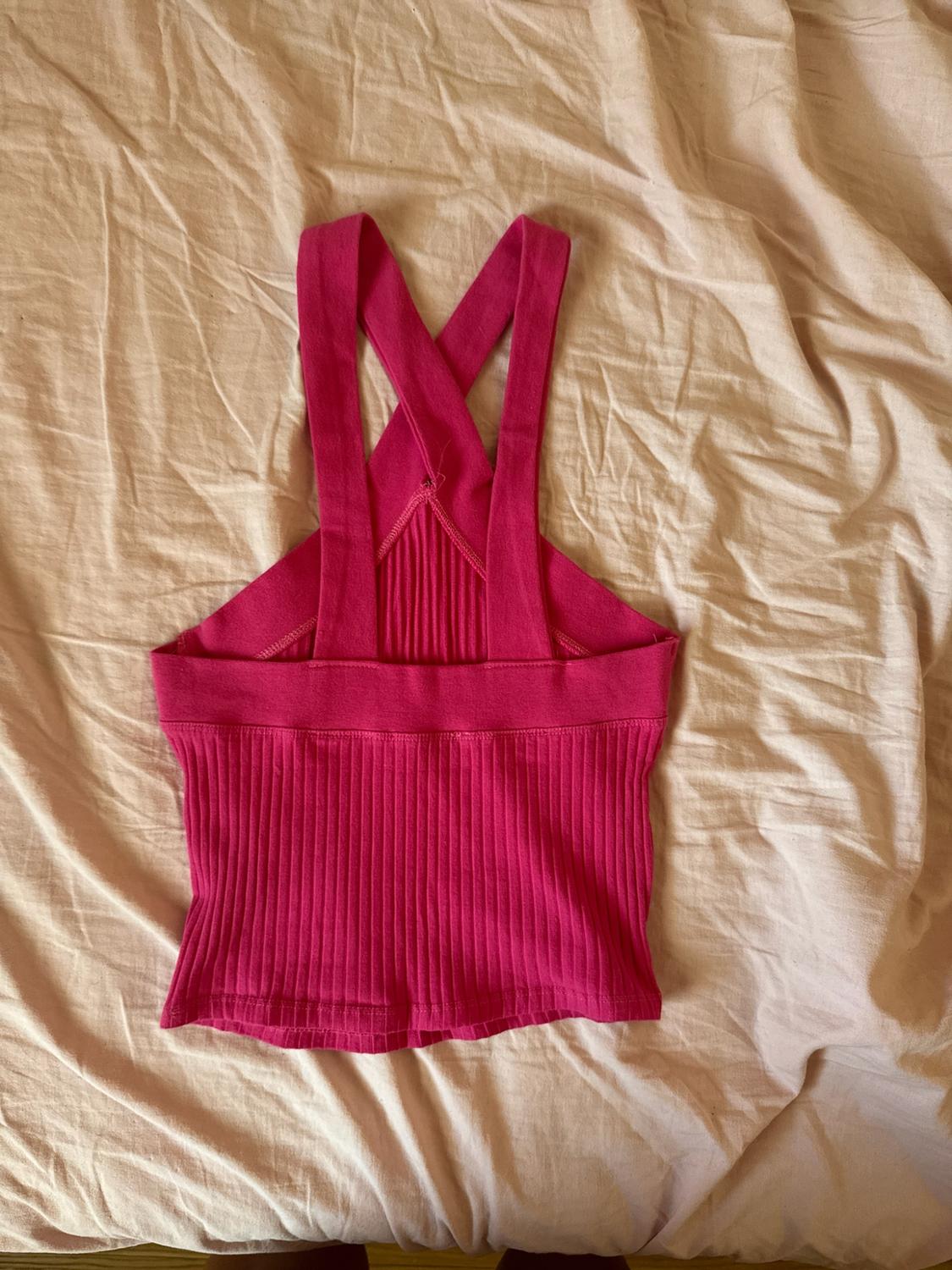 RIBBED HALTER TOP - Image 2
