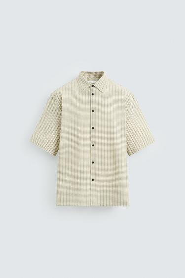 SEERSUCKER PRINT SHIRT - 026 by Zara