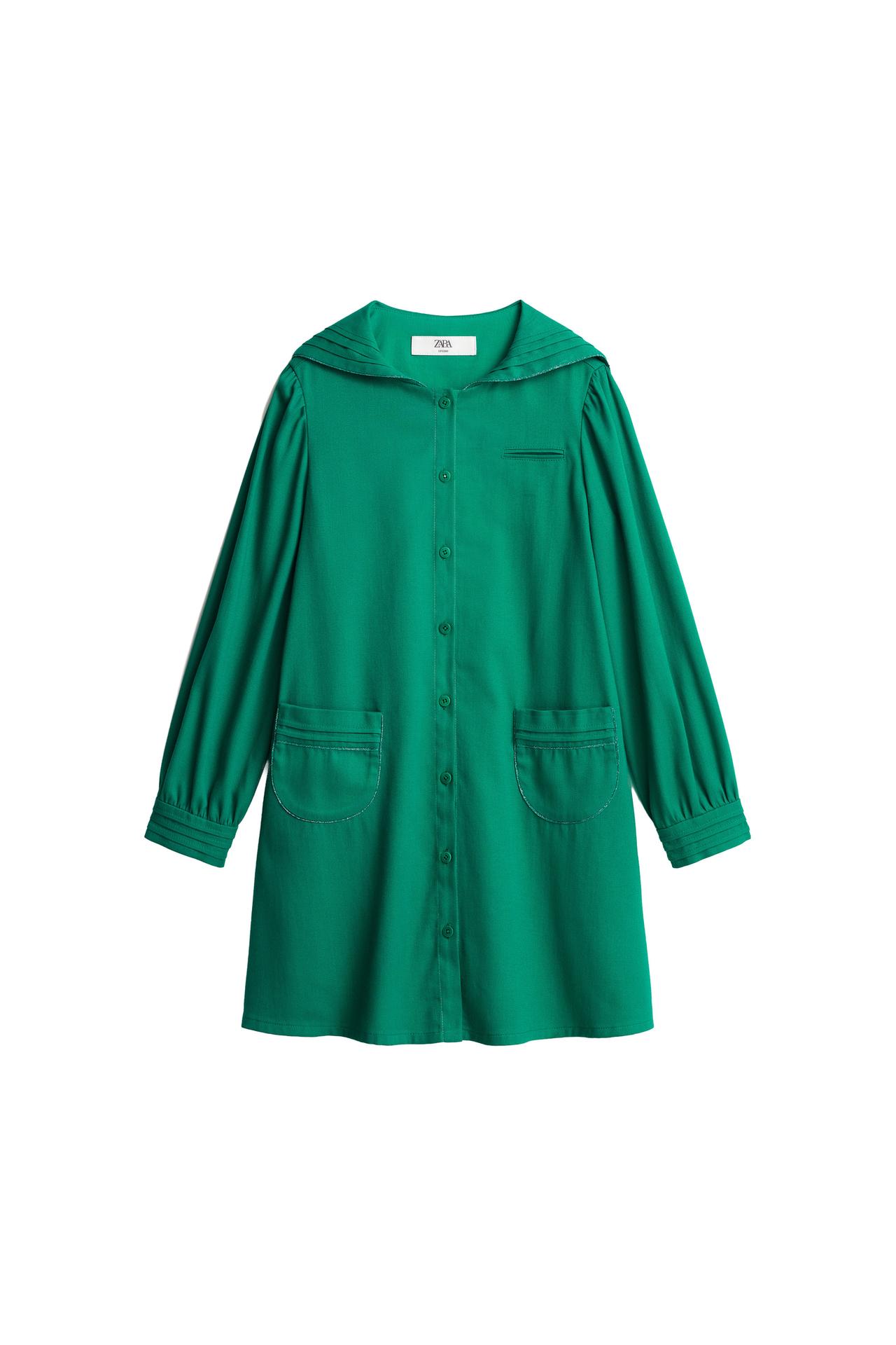 LIMITED EDITION SHIMMER SAILOR COLLAR DRESS
