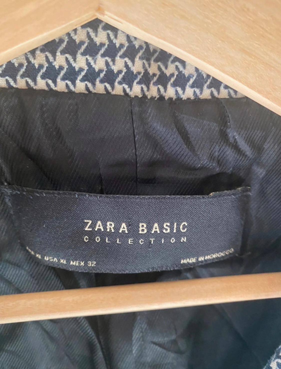 BLAZER PATA DE GALLO AZUL MARINO Y BLANCO - Image 4