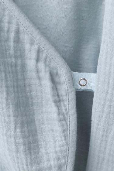 BODY LONG TEXTURÉ COMBINÉ - Bleu clair de Zara - Image 3