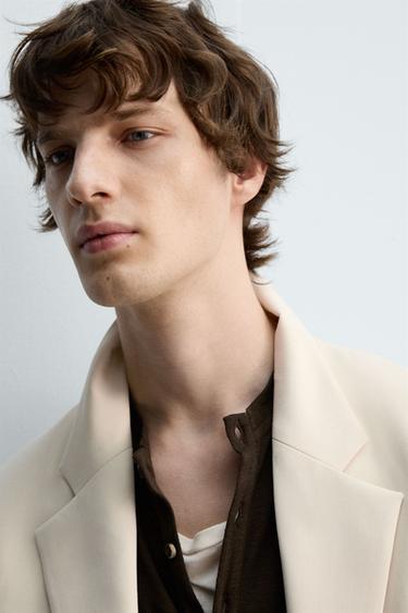 BLAZER RELAXED FIT LIMITED EDITION - Ecru by Zara - Image 6