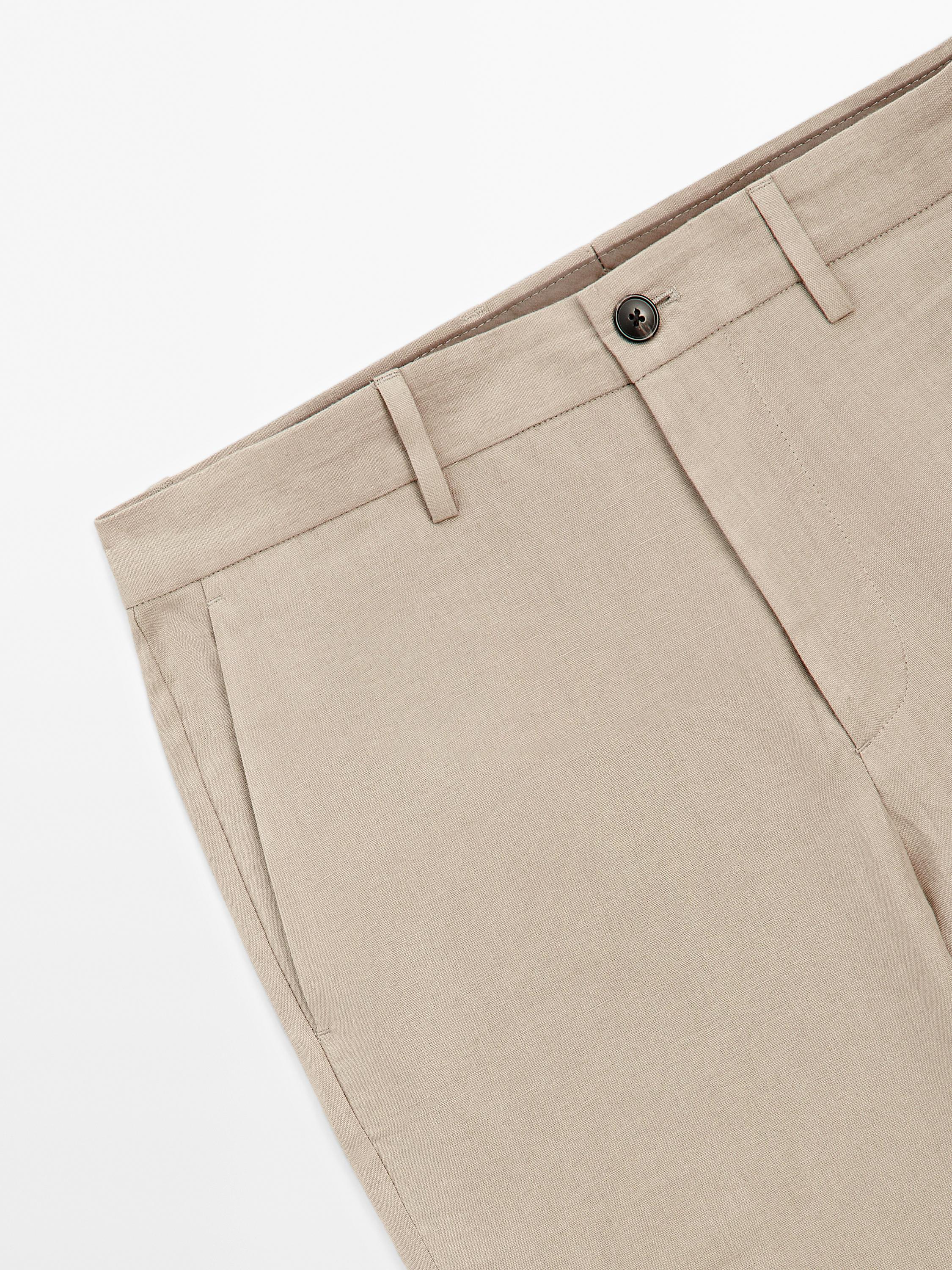 Flowing linen trousers