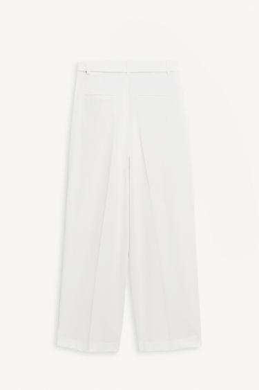 PANTALON À CEINTURE 50E ANNIVERSAIRE - Blanc de Zara - Image 2
