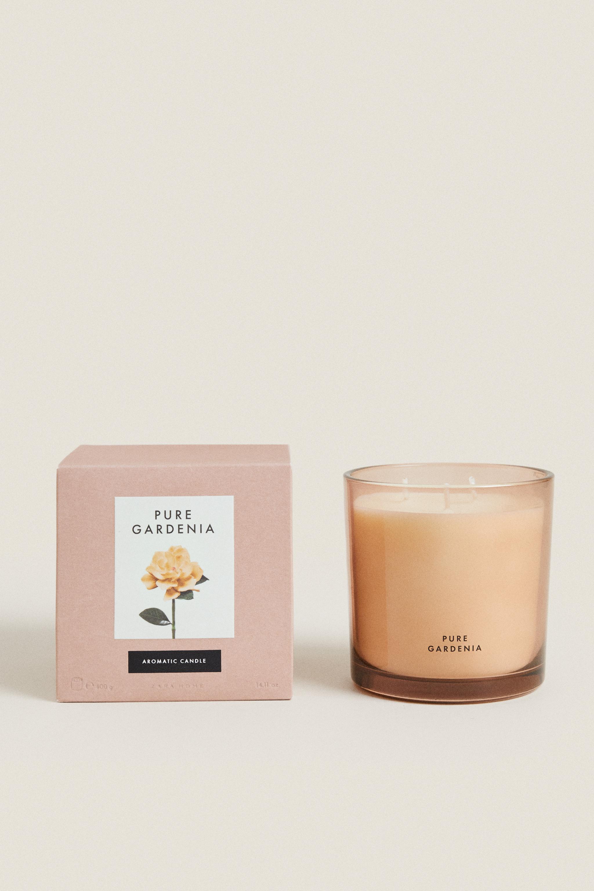 400 G) PURE GARDENIA SCENTED CANDLE - white | ZARA United States