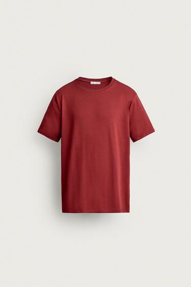 SLIM-FIT T-SHIRT /01 — Reddish 1