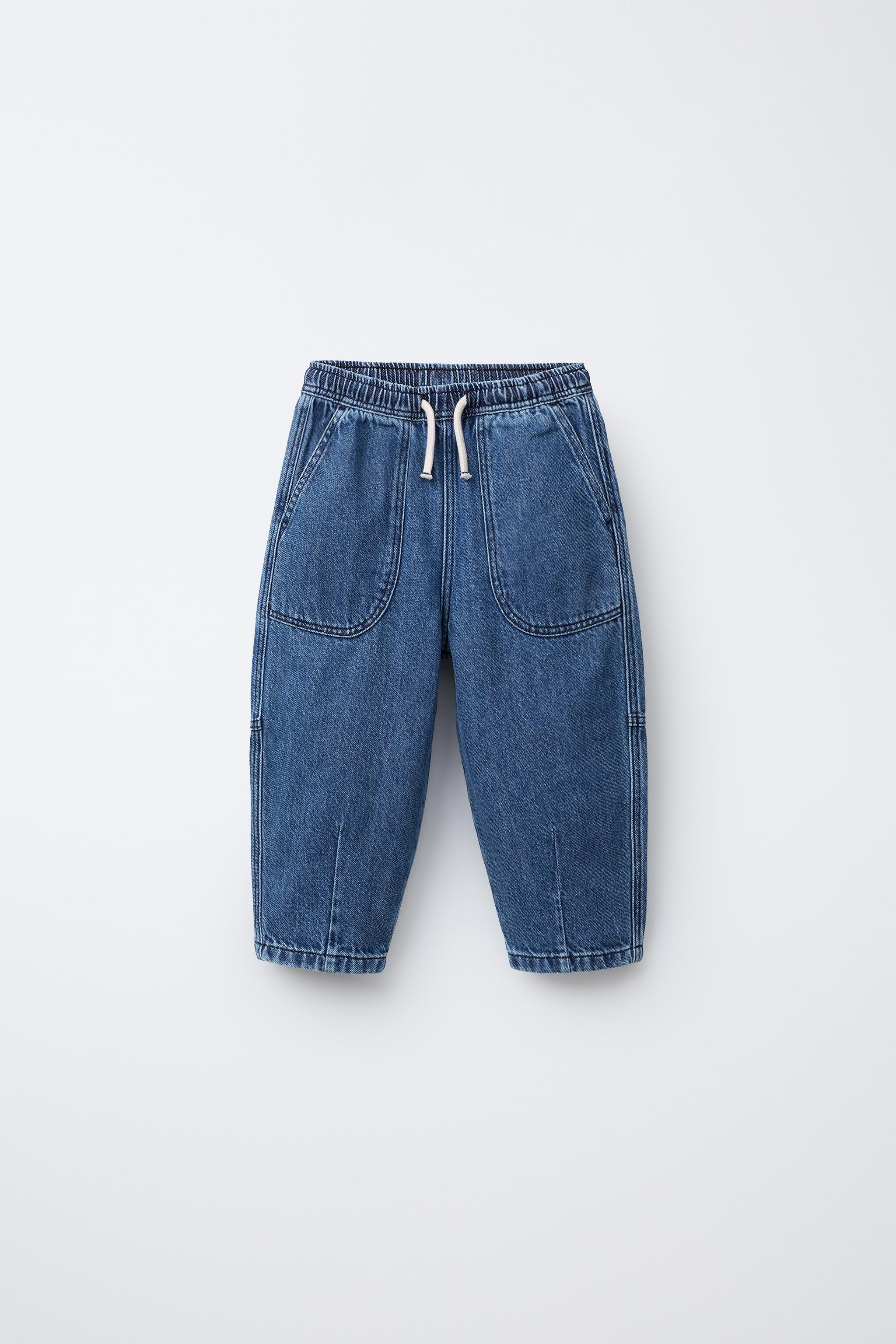 パンツ m.u DENIM PANTS 26 Oblada BAGGY DENIM PANTS - Blue | ZARA United States