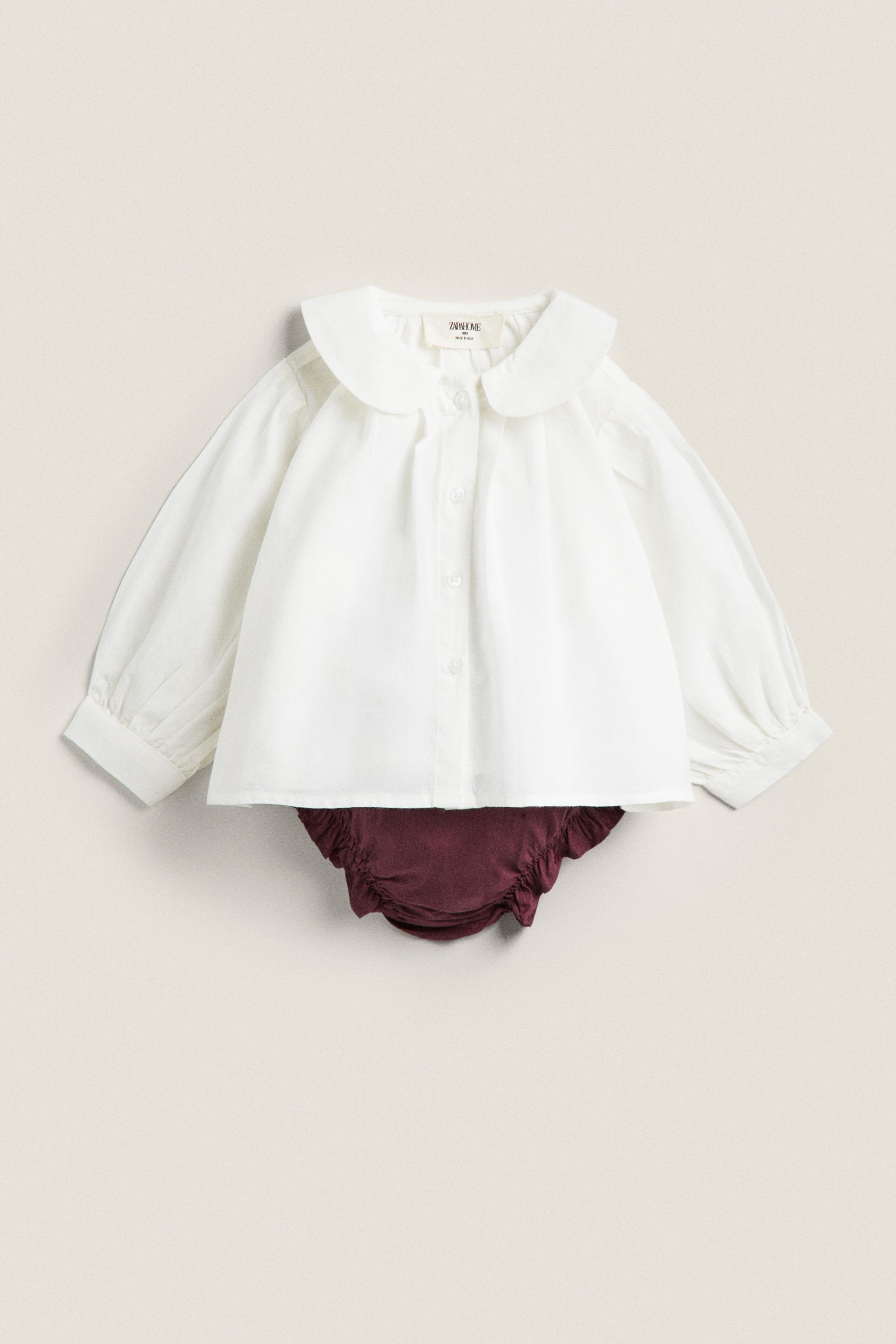 Zara store baby tops