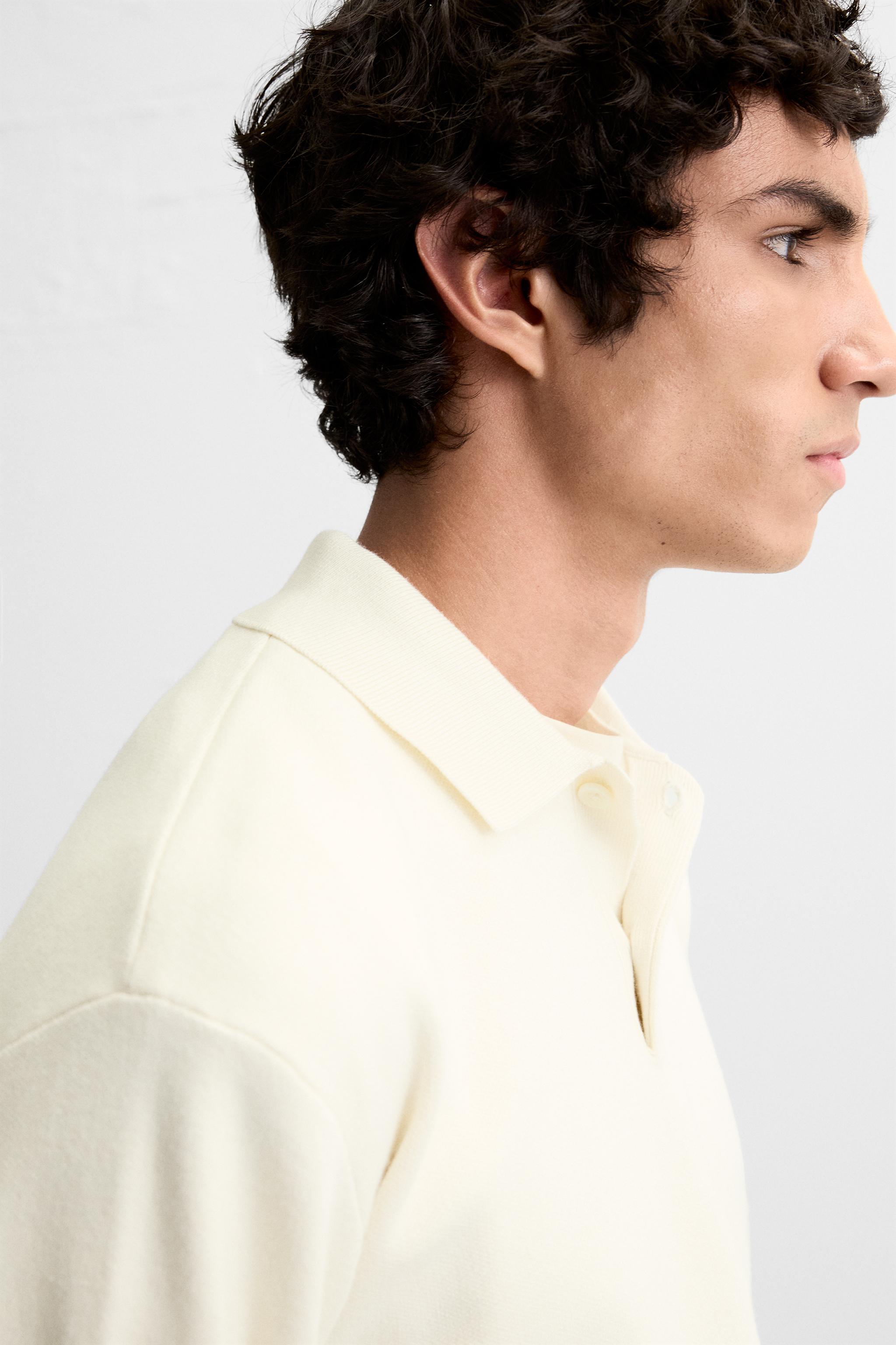 VISCOSE BLEND KNIT POLO SHIRT - Anthracite grey | ZARA VISCOSE BLEND KNIT POLO SHIRT - Anthracite grey | ZARA