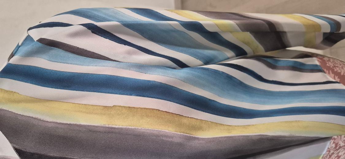 STRIPED SATIN TOP - Image 2