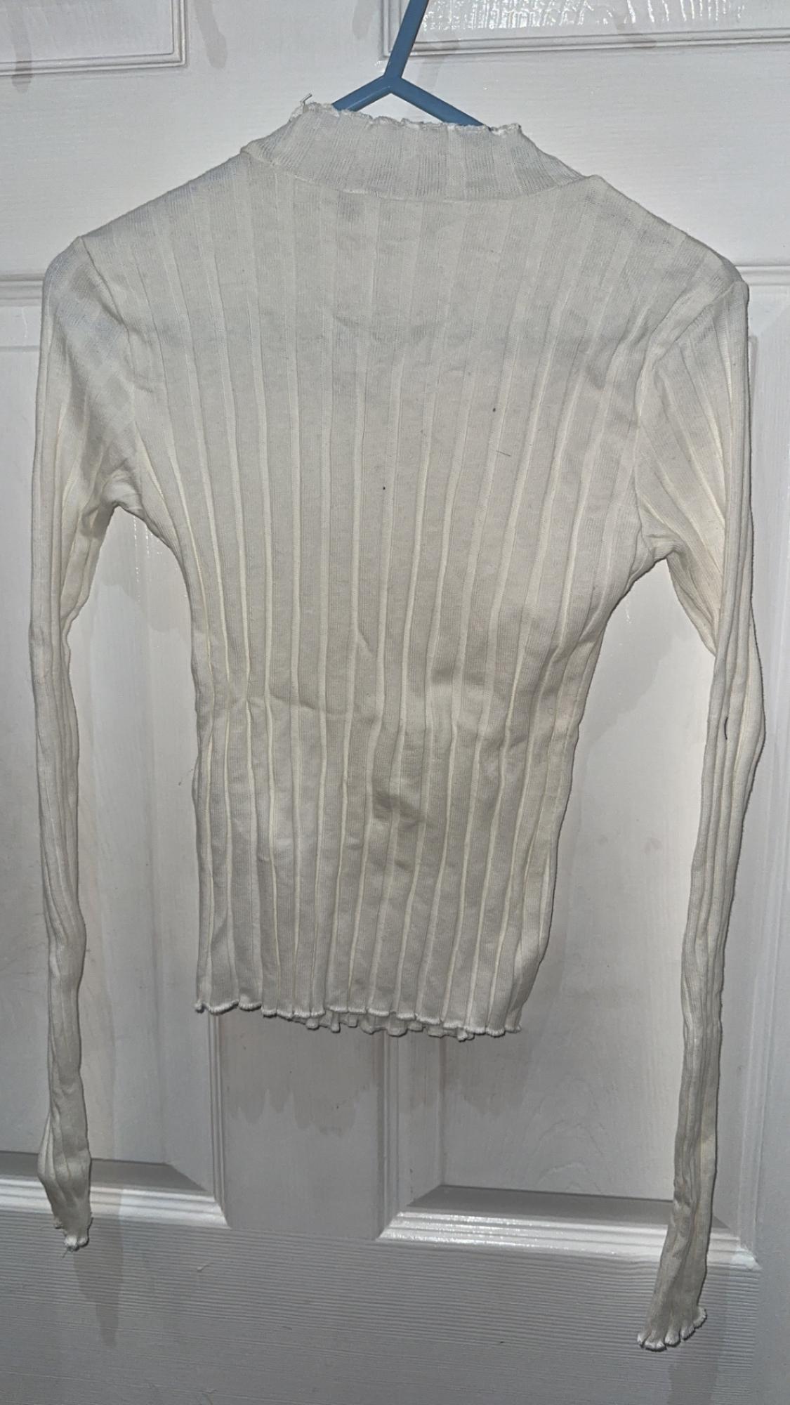 RIBBED KNIT SWEATER WITH HIGH NECK - Image 2