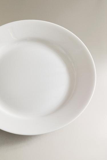 BONE CHINA SIDE PLATE - White by Zara - Image 2