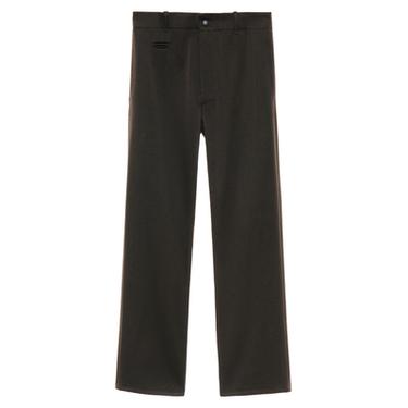 بنطلون هيكلي صوف - قطن - شوكولاتة الخاص بـ Zara