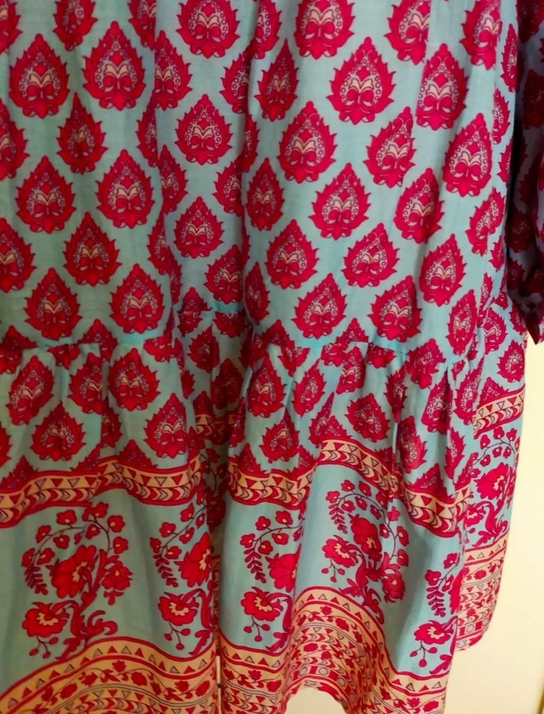 OVERSIZED PRINTED DRESS - Image 6