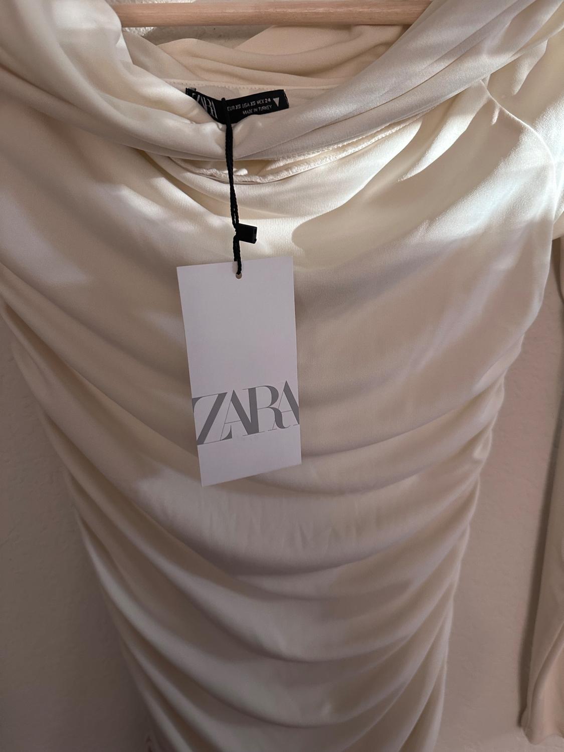 VESTIDO CORTO DRAPEADO - Image 3