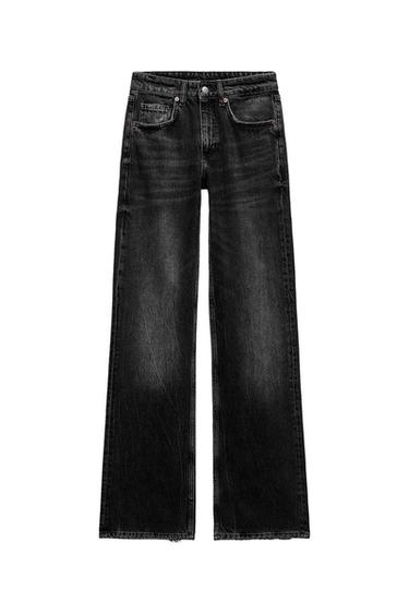 FULL LENGTH TRF MID-RISE WIDE LEG JEANS
