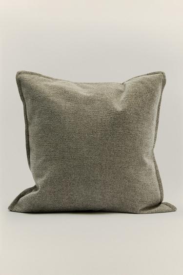 VELVET CUSHION COVER — Green 1
