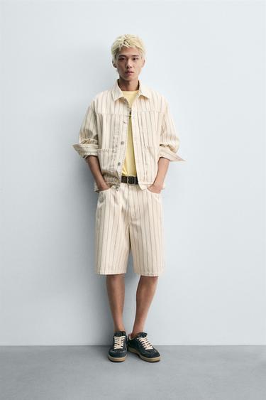 BERMUDA BAGGY FIT RAYA DIPLOMÁTICA - Crudo de Zara