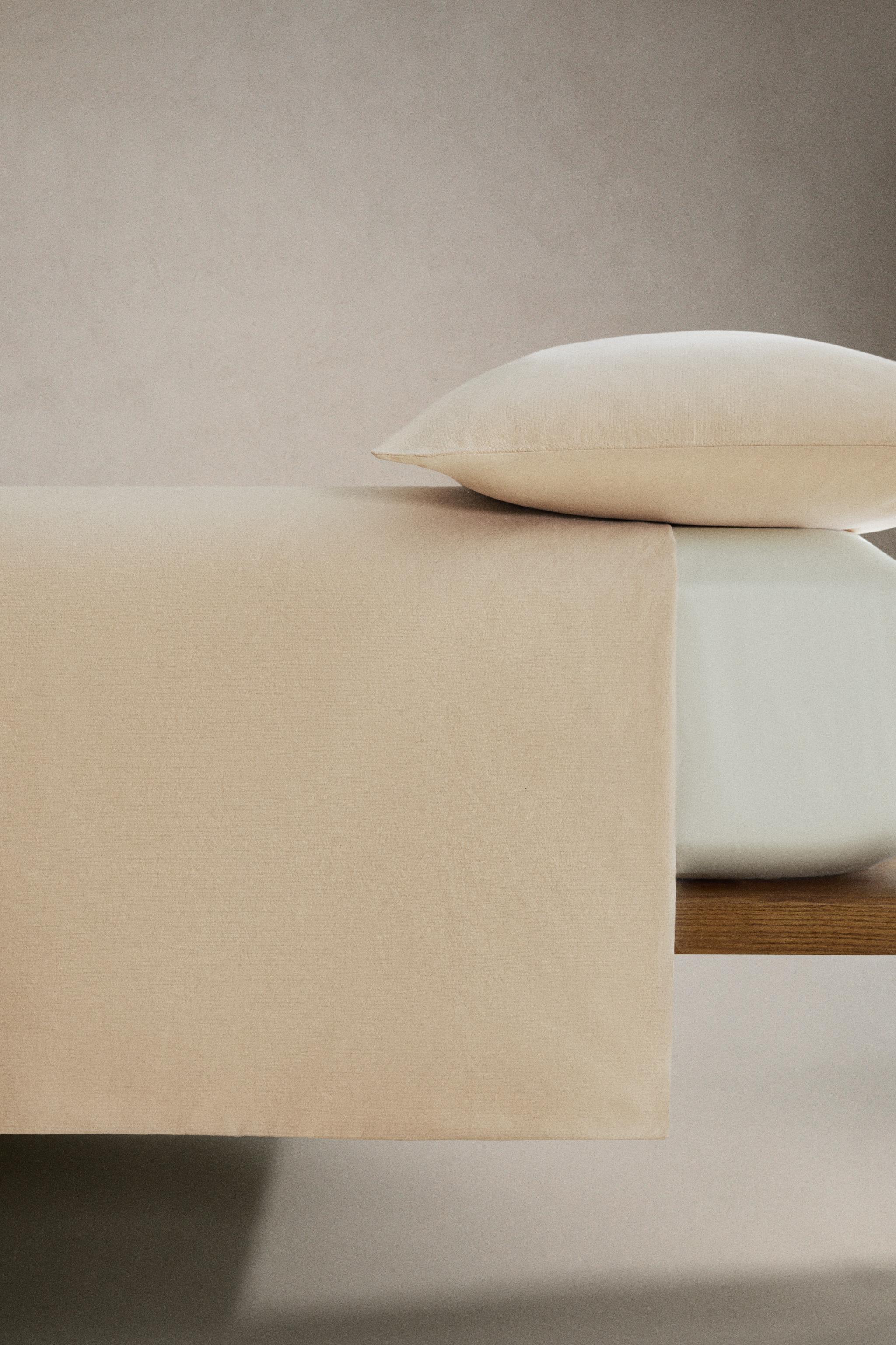 TEXTURED COTTON DUVET COVER