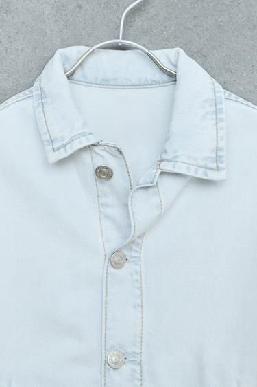 STORIESZ - SUPER BLEACH DENIM JACKET - Light blue by Zara - Image 2