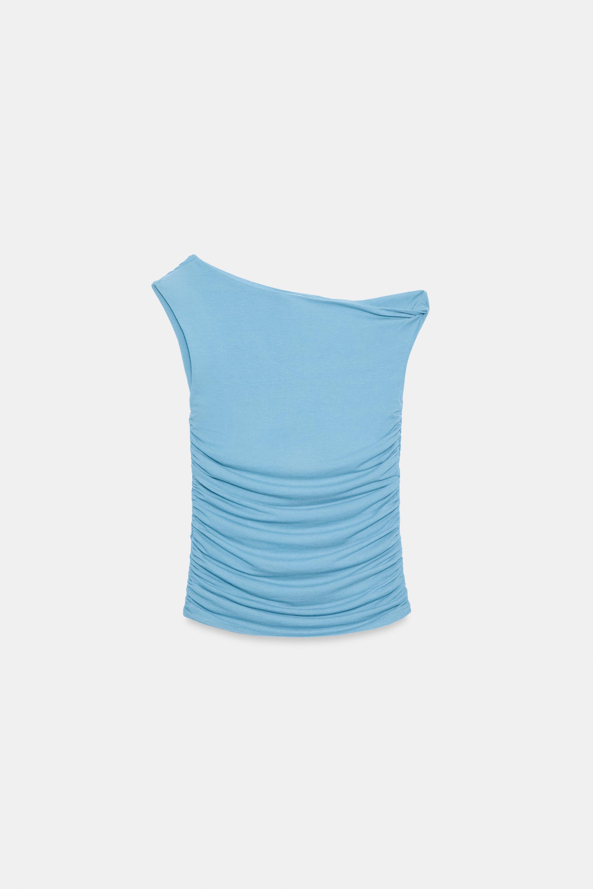 TOP ASYMÉTRIQUE DRAPÉ