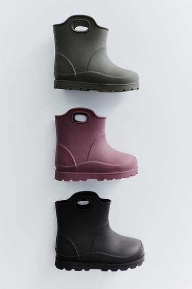 WELLIES - Chocolate by Zara