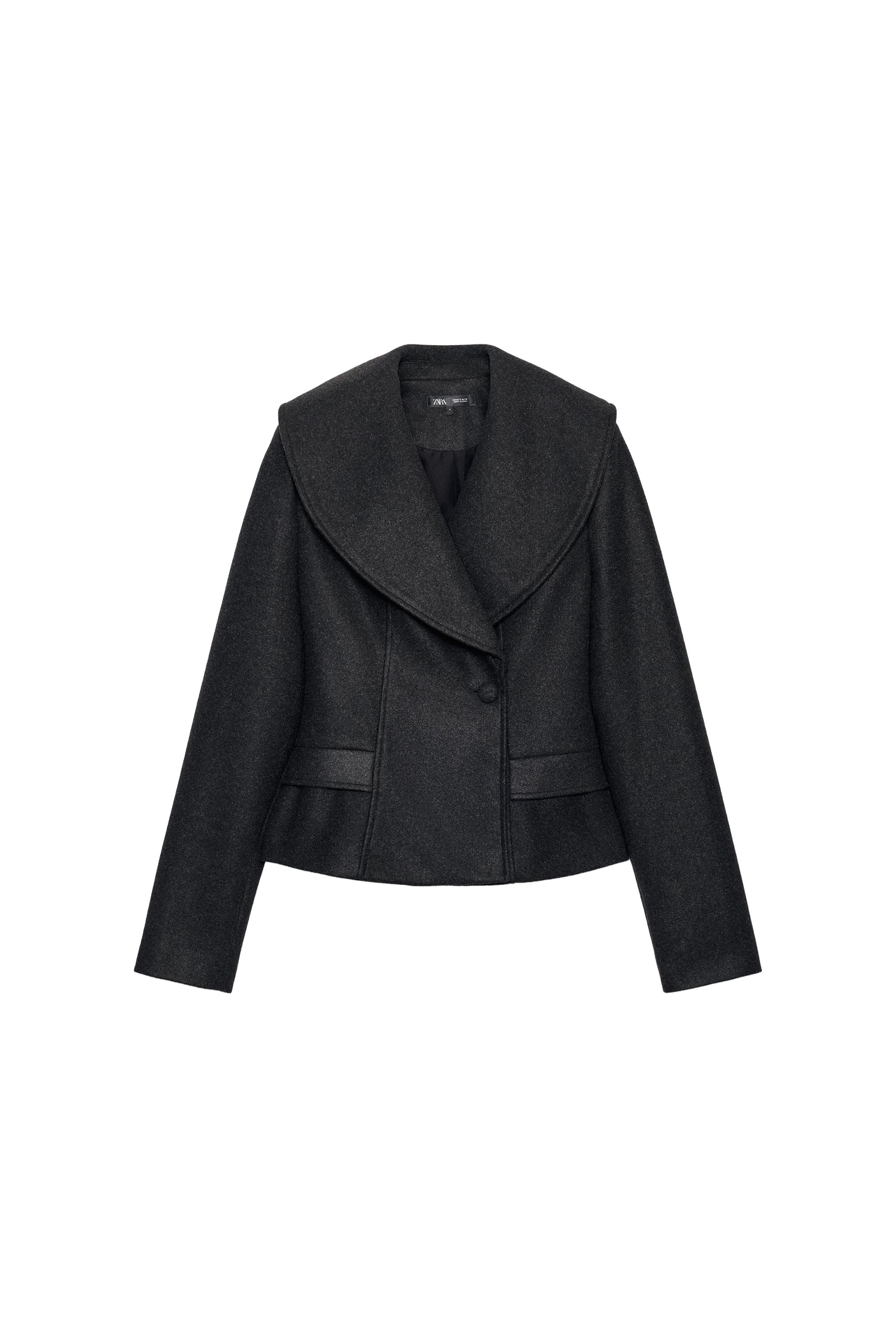CHAQUETA ENTALLADA MAXI SOLAPA