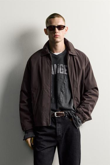 FUNKTIONS-JACKE WASSERABWEISEND - Braun von Zara