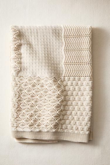 COPERTA BAMBINI PATCHWORK - Écru di Zara