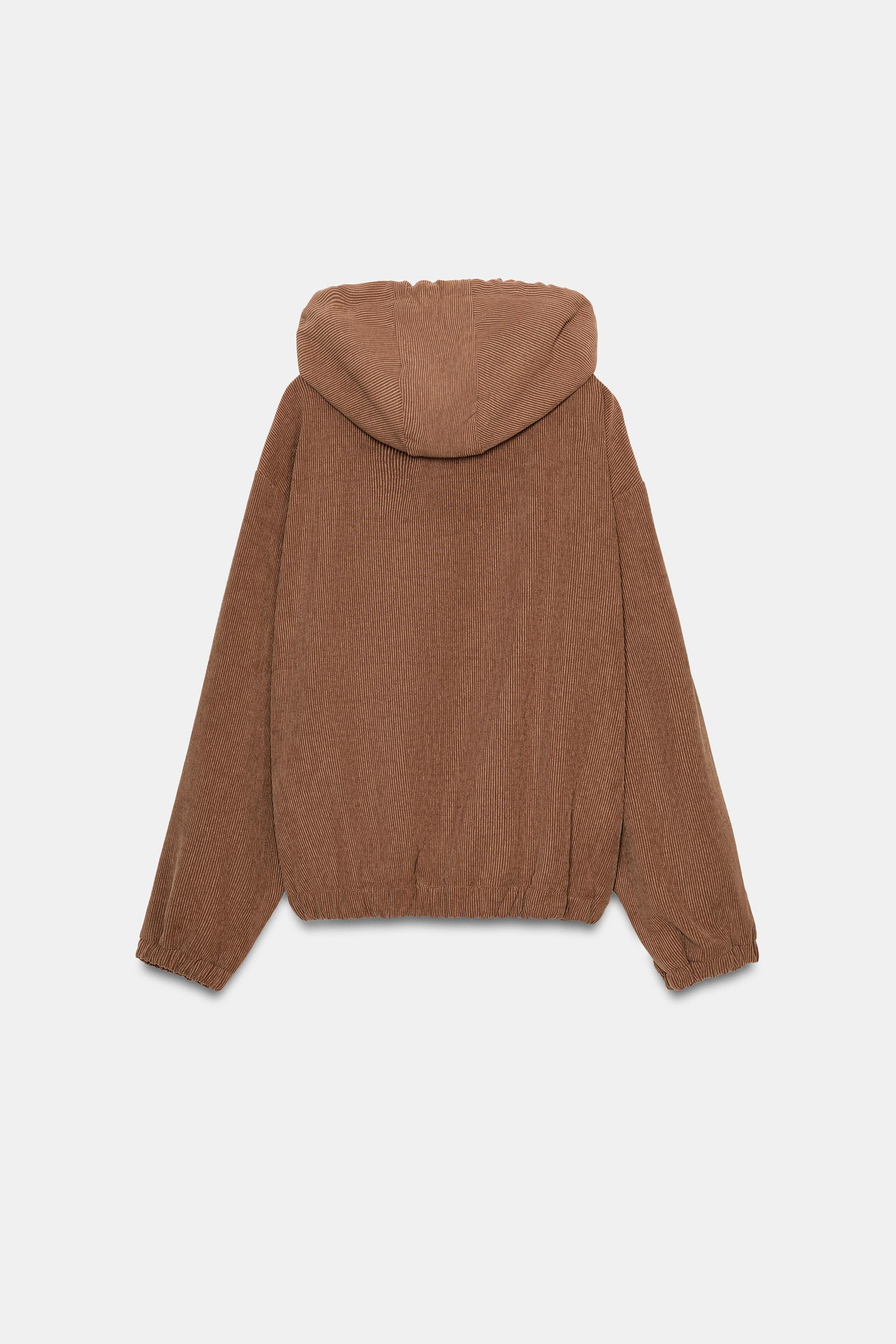 VESTE BOMBER À CAPUCHE