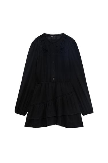 EMBROIDERED SHORT DRESS
