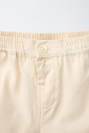 SHORT BRODÉ - Écru de Zara - Image 2