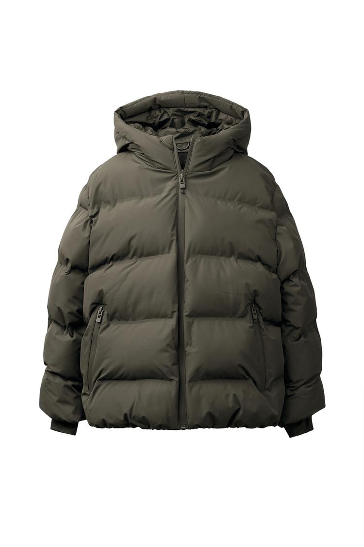 ABRIGO ACOLCHADO ETIQUETA WATER REPELLENT