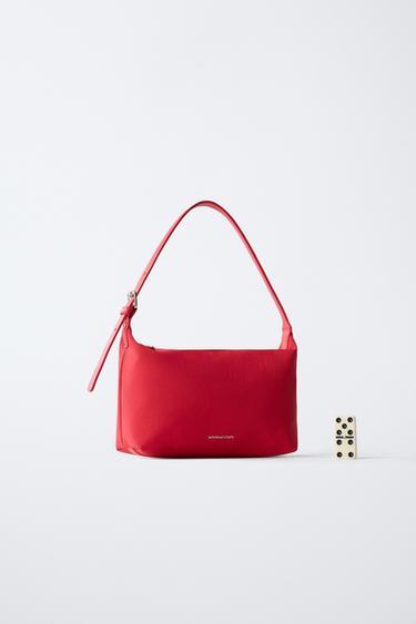 SAC SHOULDER EN NYLON - Rouge de Zara - Image 5