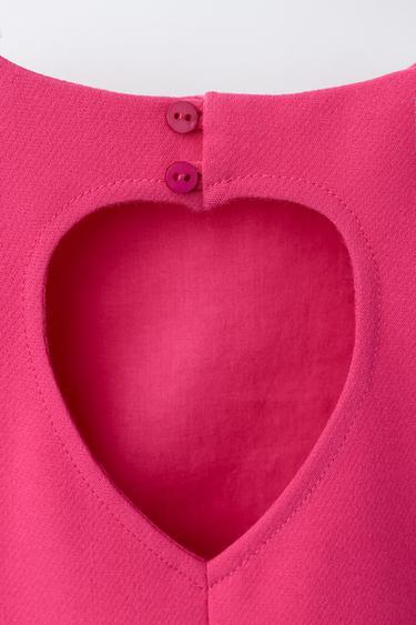 DRESS WITH BOWS - Fuchsia by Zara - Image 3
