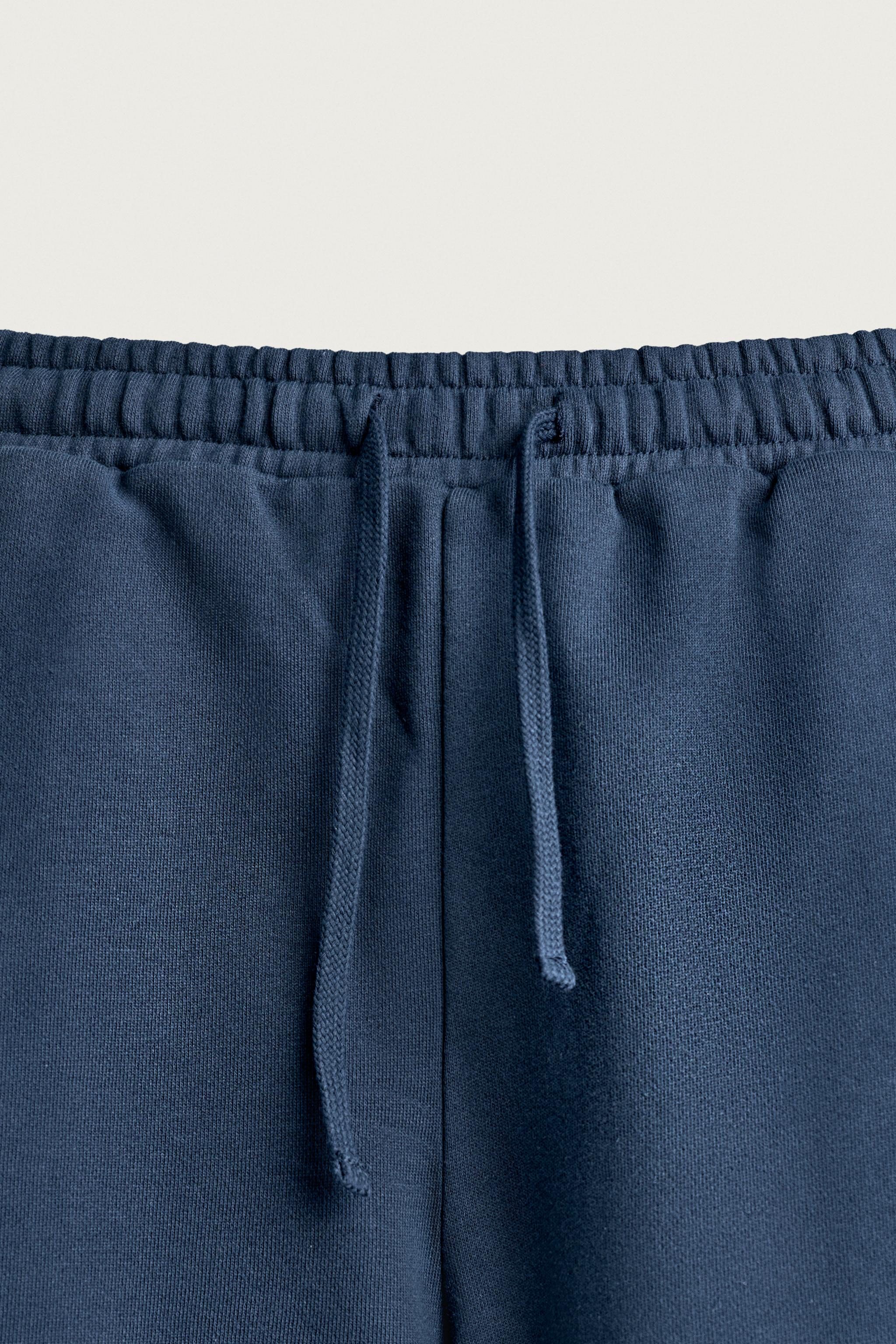 Zara GRAFİK BASKILI EŞOFMAN BERMUDA görsel 7