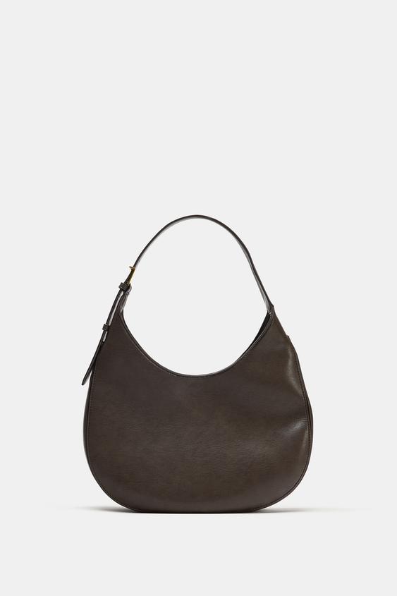 Zara SHOULDER BAG - Brown - Image 0