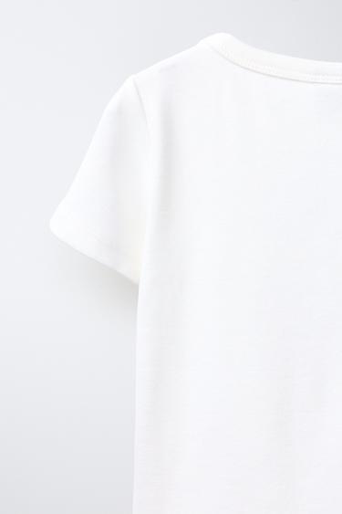 T-SHIRT À IMPRIMÉ ANIMAUX - Blanc de Zara - Image 3