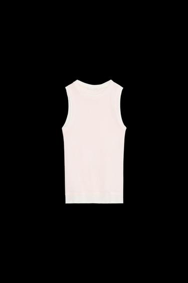 Zara DOUBLE LAYER T-SHIRT - Pastel pink - Image 0