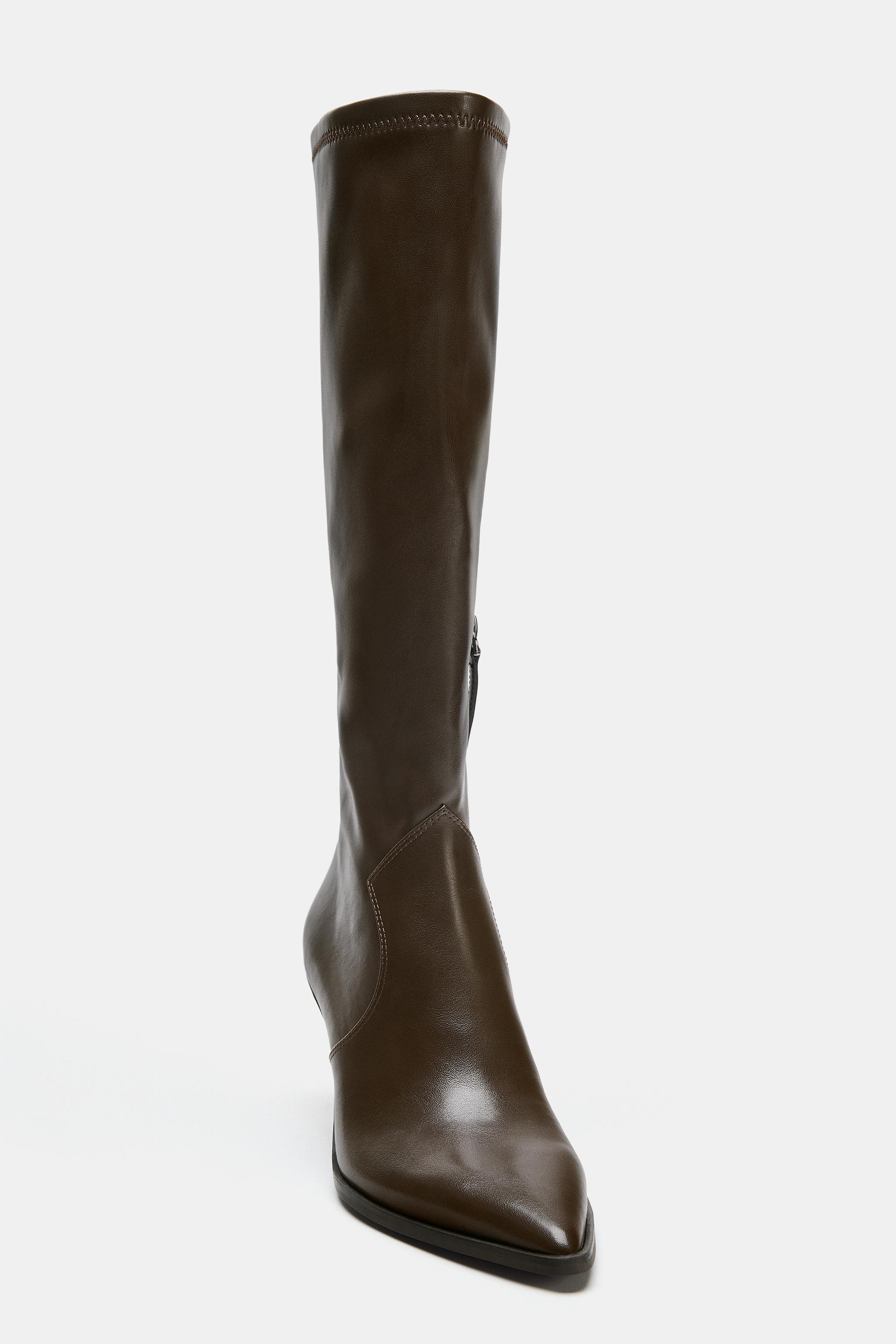 COWBOY HEELED BOOTS