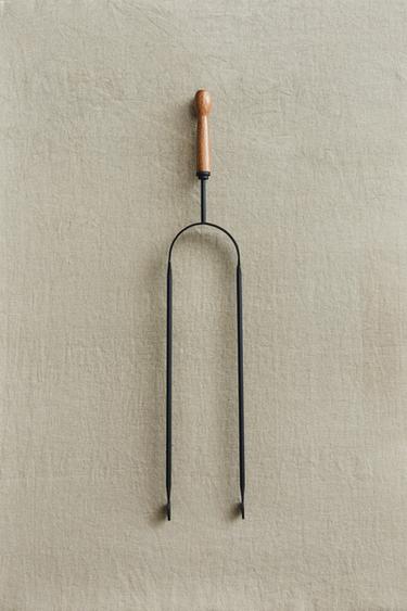 IRON FIREPLACE TONGS - Black by Zara - Image 5