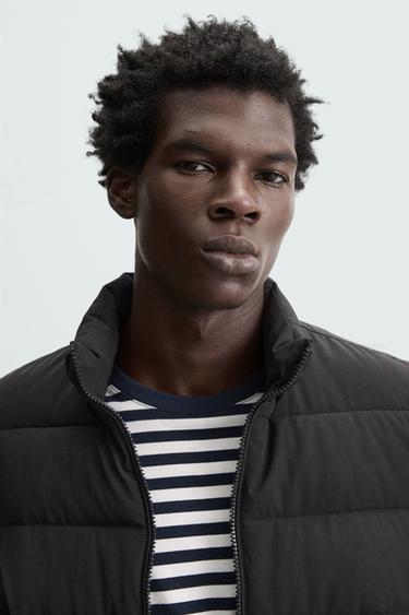 JAQUETA COMBINADA ACOLCHOADA - Preto da Zara