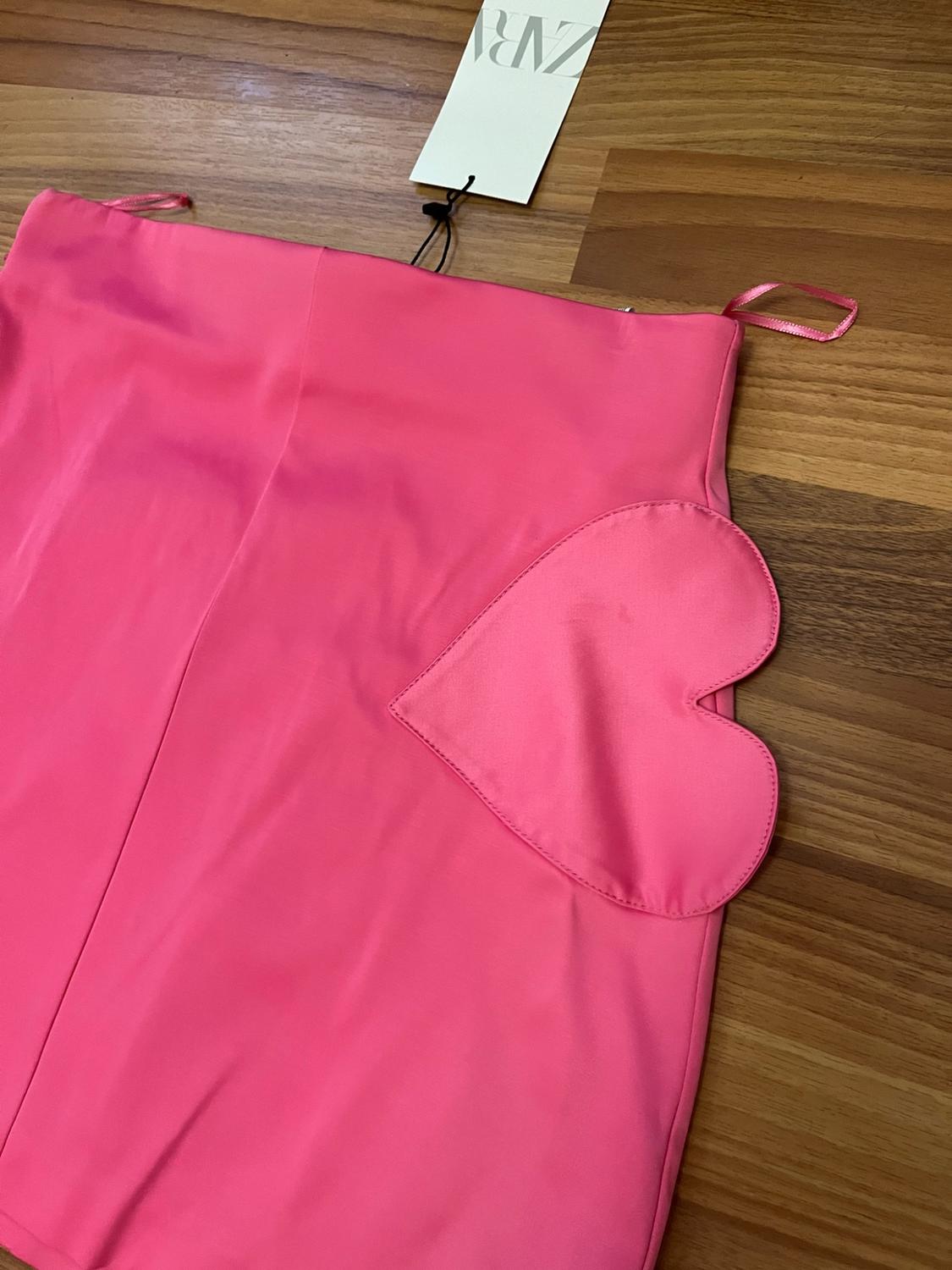 SATIN SKIRT WITH HEART - Image 2