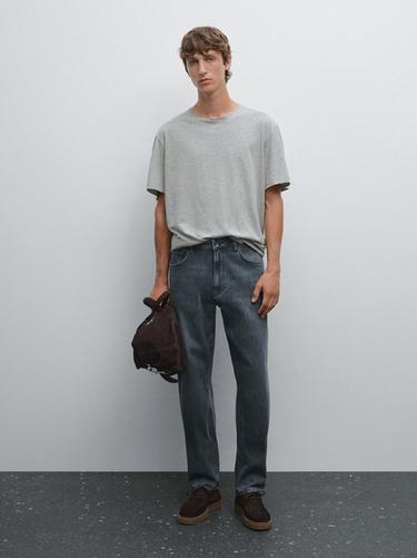 Zara Tapered fit jeans - Blue gray - Image 0
